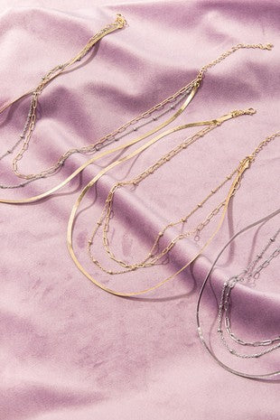 Triple Strand Necklace